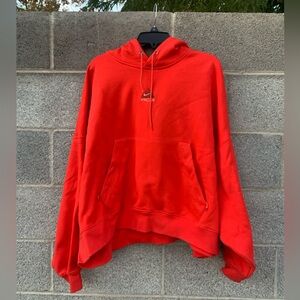Nike Women ACG Therma-FIT Tuff Knit Fleece Hoodie DQ5807 Crimson SIZE 2 X-LARGE